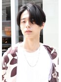 カットのみ ノーセットもカッイイ前下がりハンサムショート