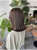 鎖骨ミディアムミルクティーカラー[TiTi_栗林れい]