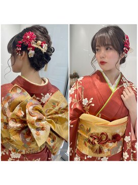 ラブクロムトーキョー オモテサンドウ(LOVECHROME OMOTESANDO) 卒業式ヘアメイク　髪質改善　着物