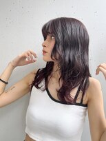 ロカ 表参道(loka)&nbsp;ピンクブラウン/セミディ[表参道/髪質改善/ハイライト]