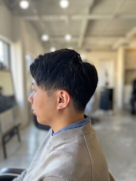 ソイクフ 四条大宮店(SOY-KUFU) 【soy-kufu】MEN'S HAIRアッシュブラックショート