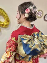 ランダーブルー(LANDER BLUE)&nbsp;ツインお団子/成人式ヘア/卒業式ヘア