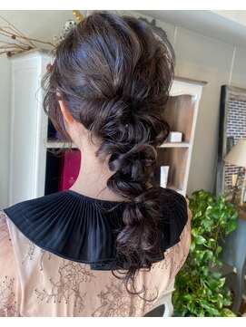 ヘアーデザイン シュシュ(hair design Chou Chou by Yone) ☆chouchou☆編みおろしアレンジ