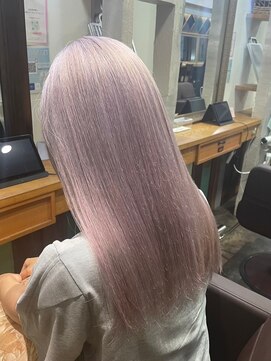 ロア 福岡天神本店(LORE) ダブルカラーベージュカラーケアブリーチカラーハイトーンカラー