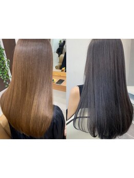 【豊中/岡町】TOKIO縮毛/低アルカリ縮毛矯正で、ダメージレス♪癖を伸ばして自然なストレートに◎