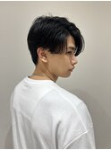 マッシュ短髪ツーブロックモテる束感モテ髪イケメン黒髪ビジネス