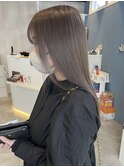 ラベンダーベージュ×セピアグレージュ×ダブルカラー