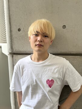 メルシー トータル ブランディング サロン(merci TOTAL BRANDING SALON) メンズ 抜きっぱなしブロンド