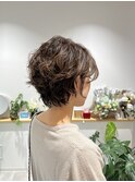 吉瀬美智子風ショートパーマ
