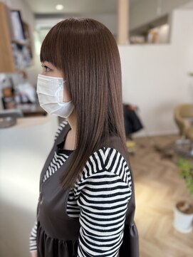 クウ(cuu) ショコラグレージュ/ミディアムヘア