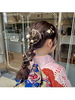 ブレス ヘアー リーベ(Bless HAIR Liebe)&nbsp;大人気10代20代30代◎結婚式成人式卒業式水引き編みおろし