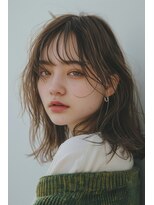 ラナ 新宿(lana)&nbsp;ミディアム/パーマ/ブラウン/【lana hair新宿】