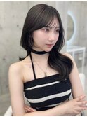憧れ叶う黒髪韓国ヘア＊トレンド薄め前髪顔周りカットくびれヘア