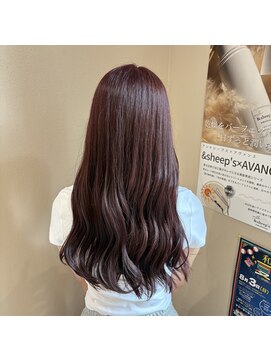 アヴァンス ジェイアール和歌山店(AVANCE.) ブリーチなしチェリーブラウン