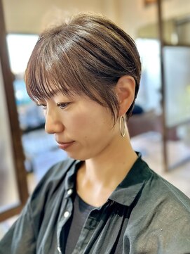 ハピネス 西大寺店(Happiness) 【50代・60代奈良】艶ショートボブ/髪質改善／ミセス/白髪ぼかし