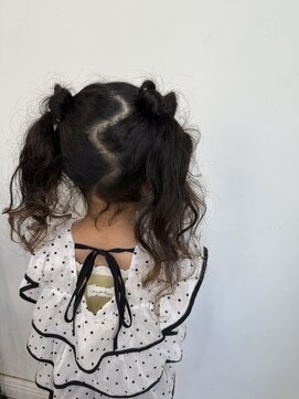 オーガスト ヘア ネイル(AUGUST hair nail) kids×裾カラー