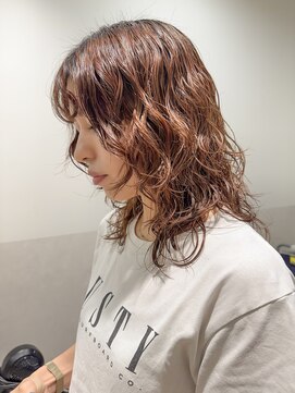 サロウィン 那覇店(SALOWIN) セミロングパーマ × クリームパーマ