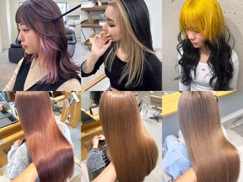 ブリーチ/ダブルカラー/ハイライト LOVEST by frace well　【12月1日OPEN（予定）】の写真/ダメージレス×色持ち特化で最旬デザインカラーへ◇［四日市/ブリーチ/ダブルカラー/インナーカラー]