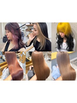 ダメージレス×色持ち特化で最旬デザインカラーへ◇［四日市/ブリーチ/ダブルカラー/インナーカラー]