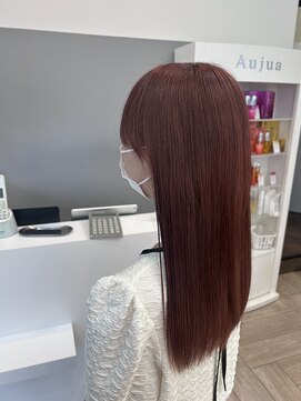 アヴァンス 広島本通店(AVANCE.) 着物ヘア/大人ガーリー/ダークアッシュ/似合わせカット/広島