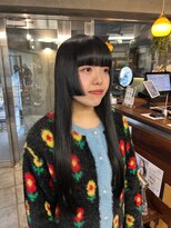 ギフトサニーサイド(gift sunny side)&nbsp;透ける黒髪＊姫カット