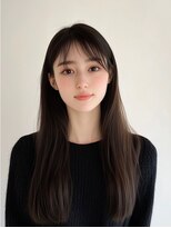 イーナ(iina) 小顔見えシースルーバングロング