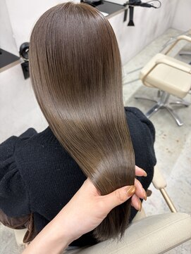 エルフレームバイワンラヴェスト(L'FLAME by one Lovest) 顔周りレイヤー/ダブルカラー/髪質改善/ケアブリーチ長野駅前