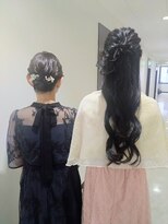 ヘアーアンドメイク ディライト(Hair&Make Delight)&nbsp;ハーフアップ