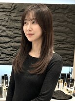 ミュー(MU)&nbsp;大人レイヤーミディ×ツヤ感ブラウン