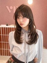 ボタン コロン 表参道 原宿(VOTAN COLON)&nbsp;ナチュラルレイヤーとフレンチバング♪表参道で似合わせ韓国ヘア
