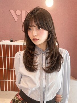 ボタン コロン 表参道 原宿(VOTAN COLON) ナチュラルレイヤーとフレンチバング♪表参道で似合わせ韓国ヘア