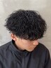 【カット＋波巻きパーマ】［福井/メンズカット/パーマ/メンズ/波巻きパーマ］