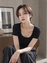 グリッター 仙台中央店(GRITTERs)&nbsp;ハンサムショートショートボブクールショート20代30代40代50代