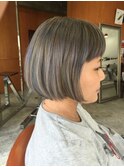 アイスグレーボブ