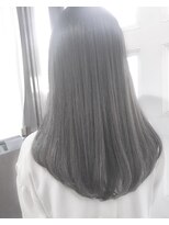 ヘアーアンドアトリエ マール(Hair&Atelier Marl)&nbsp;【Marl外国人風カラー】グレージュのツヤツヤセミロング