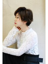 トヌコア ルア 下北沢店(TONUKOA RUA)&nbsp;【TonukoaRua】透け感たっぷり！マットグレージュショート☆