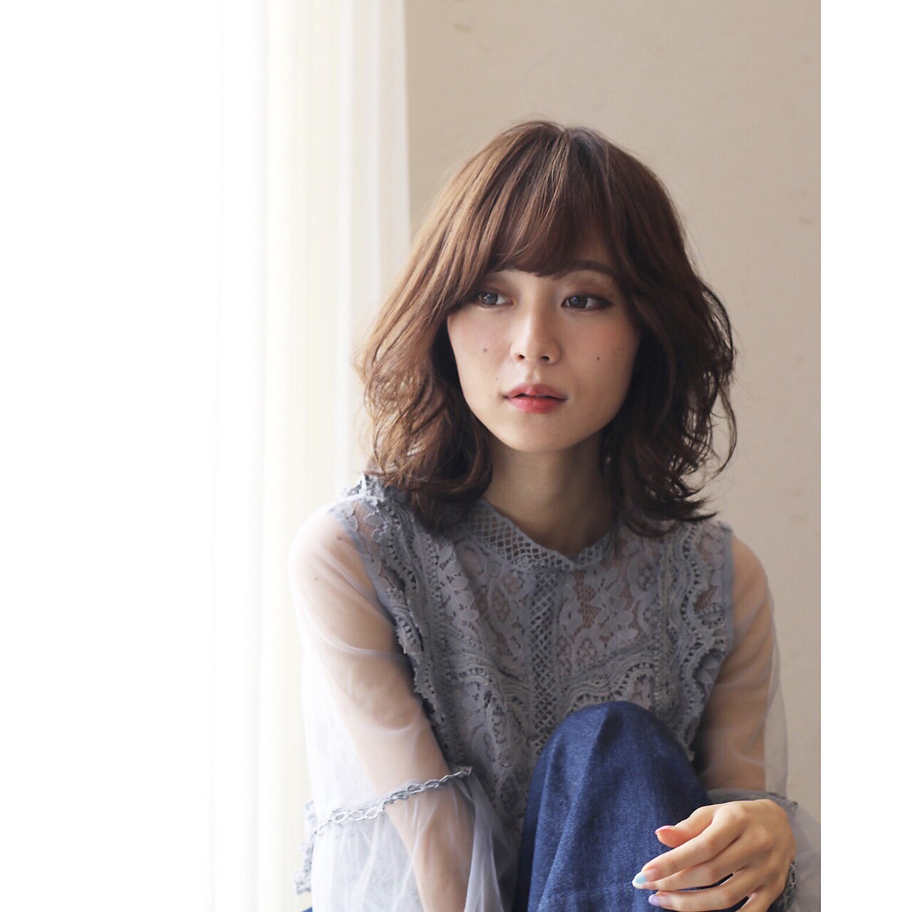 【人気No.2】カット+艶カラー　\12,960→\11,000