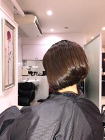 美容室レ・アール&nbsp;前下がり大人ボブ