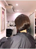 前下がり大人ボブ