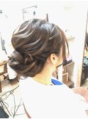 ロングブライダルゆるアップアレンジ【ヘアアレンジ　立川】