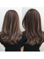 トルネード(TORNADO)&nbsp;チョコレートグレージュハイライトバレイヤージュ