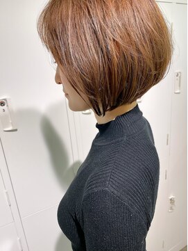 イヴォーク トーキョー(EVOKE TOKYO) 草薙慶典　口コミ　髪質改善　ショートボブ