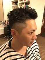 理容 うめむら 宮城リョータ風パーマスタイル