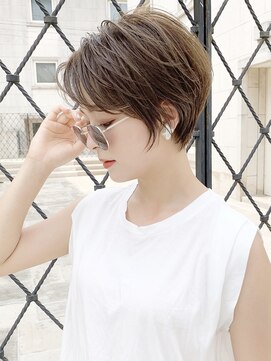 アンド ストーリーズ(&STORIES) シークレットハイライト/ラベージュ/ハンサムショート/江角力也