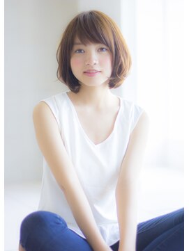 ラフ フロム ガーデン(Laf from GARDEN) 寺尾拓巳 大人かわいいラベージュくびれヘアインナーカラーボブ