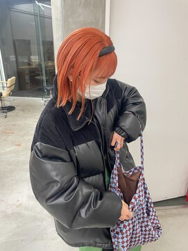 スー 渋谷(suu) 【SUN】 オレンジカラー　オレンジブラウン