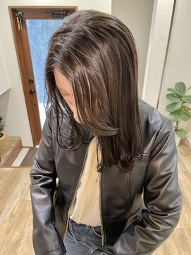 サク(Sac.) グレーベージュ×ナチュラルアッシュ Sac.恵比寿 栃木優佑