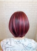 ハイライトメッシュ+カラー☆