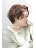 フレンチショートで似合わせカット　大人かわいいヘア
