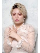 クシュ 所沢西口プロぺ通り(kusyu... )&nbsp;ペールベージュセクションカラーグラデーションカラー外ハネボブ